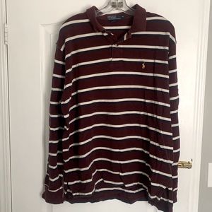 Polo stripped long sleeve button up